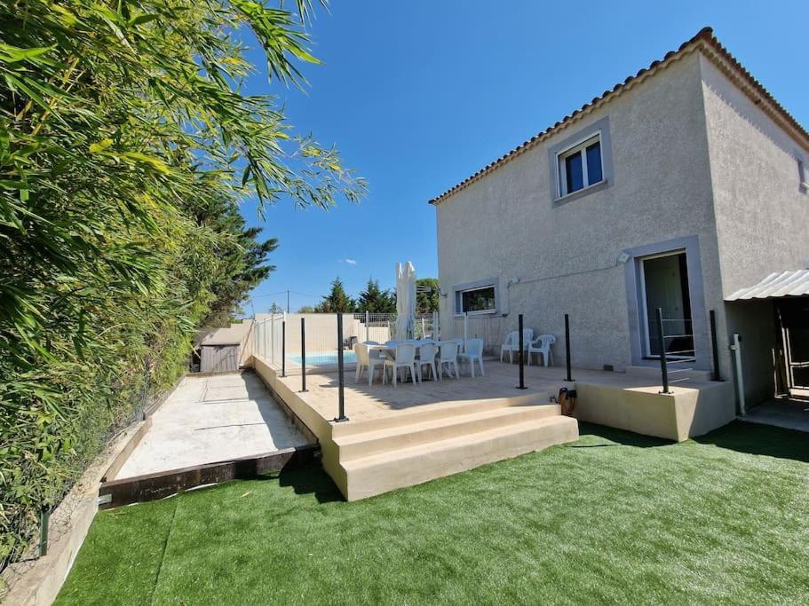Villa Pour 10 Personnes Avec Piscine Et Jacuzzi Ales Exterior photo